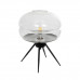 GLOBOSTAR® JAVAN 999-0036 Μοντέρνο Επιτραπέζιο Φωτιστικό Πορτατίφ με Ντουί 1 x E27 AC 220-240V IP20 - Διάφανο & Μαύρο - Μ30 x Π30 x Υ40cm GLOBOSTAR® JAVAN 999-0036 Μοντέρνο Επιτραπέζιο Φωτιστικό Πορτατίφ με Ντουί 1 x E27 AC 220-240V IP20 - Διάφανο & Μαύρο - Μ30 x Π30 x Υ40cm