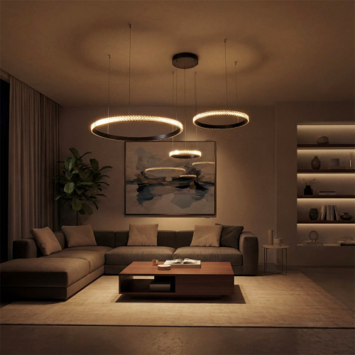 kelvo® DIAMOND KLV-101-0243 Κρεμαστό Φωτιστικό Οροφής LED 100W 10000lm 180° AC 220-240V IP20 Ρυθμιζόμενο Λευκό CCT με Χειριστήριο από 2700K έως 6000K Dimmable - Lumileds SMD Chip - Μαύρο Ματ - Μ110 x kelvo® DIAMOND KLV-101-0243 Κρεμαστό Φωτιστικό Οροφής LED 100W 10000lm 180° AC 220-240V IP20 Ρυθμιζόμενο Λευκό CCT με Χειριστήριο από 2700K έως 6000K Dimmable - Lumileds SMD Chip - Μαύρο Ματ - Μ110 x