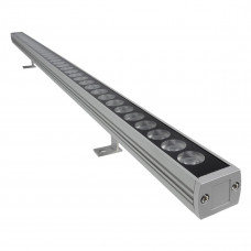 GLOBOSTAR® WASHERPANDA 999-0273 Μπάρα Φωτισμού Wall Washer LED 36W 4140lm 15° DC 24V Αδιάβροχο IP67 Φυσικό Λευκό 4500K Dimmable - Bridgelux SMD Chip - Γκρι Ανθρακί - Μ100 x Π4 x Υ3cm - 3 Χρόνια Εγγύησ