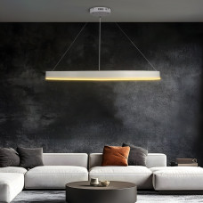 kelvo® VENOM KLV-101-0194 Κρεμαστό Φωτιστικό Οροφής LED 75W 7500lm 120° AC 220-240V IP20 Ρυθμιζόμενο Λευκό CCT με Χειριστήριο από 2700K έως 6000K Dimmable - Lumileds SMD Chip - Λευκό Ματ - Μ100 x Π100