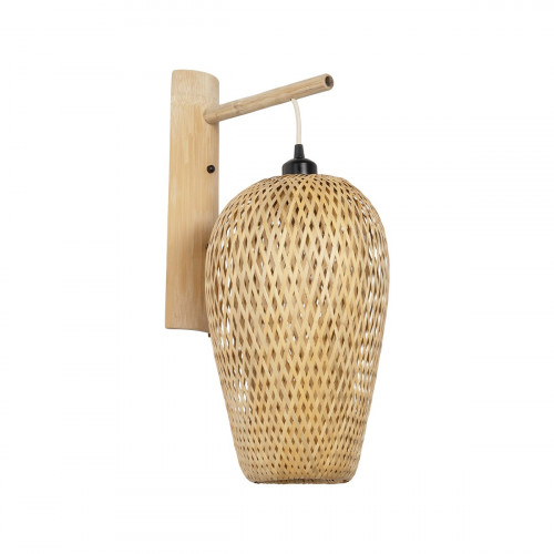 GLOBOSTAR® SELVA 01977 Boho Φωτιστικό Τοίχου - Απλίκα με Ντουί 1 x E27 AC 220-240V IP20 - Μπεζ - Μ24 x Π32 x Υ56cm GLOBOSTAR® SELVA 01977 Boho Φωτιστικό Τοίχου - Απλίκα με Ντουί 1 x E27 AC 220-240V IP20 - Μπεζ - Μ24 x Π32 x Υ56cm