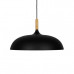 GLOBOSTAR® VALLETE 01258 Μοντέρνο Κρεμαστό Φωτιστικό Οροφής με Ντουί 1 x E27 AC 220-240V IP20 - Μαύρο & Μπεζ - Μ45 x Π45 x Υ27cm