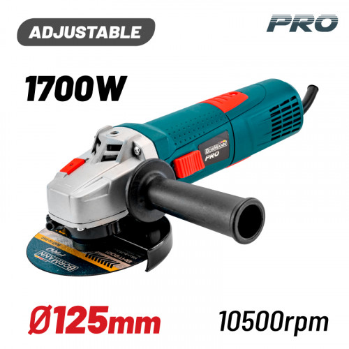 Bormann Pro BAG1700 Γωνιακός Τροχός 1700Watt 125mm | 020660 Bormann Pro BAG1700 Γωνιακός Τροχός 1700Watt 125mm | 020660