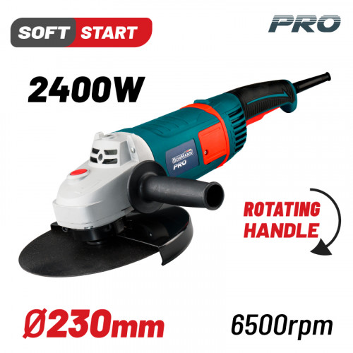 Bormann Pro BAG2400 Γωνιακός Τροχός 2400Watt 230mm | 003700 Bormann Pro BAG2400 Γωνιακός Τροχός 2400Watt 230mm | 003700