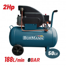 BORMANN LITE BAT5012 ΑΕΡΟΣΥΜΠΙΕΣΤΗΣ ΜΟΝΟΜΠΛΟΚ 2hp/50L