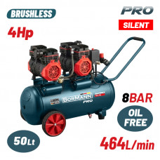 BORMANN Pro BAT5013 BORMANN BAT5013 Αεροσυμπιεστής Μονομπλόκ,Oil Free,4Hp/50L/464L/min
