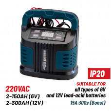 BORMANN Lite BBC1260 ΦΟΡΤΙΣΤΗΣ ΑΥΤΟΜΑΤΟΣ 2A/6A/10A/15A, 12V, 280W