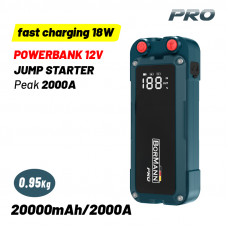 BORMANN Pro BBC9030 BORMANN Pro BBC9030 Εκκινητής Μπαταρίας Φορητός & PowerBank 12V, 20000mAh/2000A,Γρήγορη Φόρτιση 18W