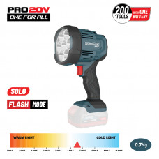 BORMANN Pro BBP3905 BORMANN Pro BBP3905 Φακός Προβολέας Μπαταρίας 20V, 1000/2500Lm, SOLO