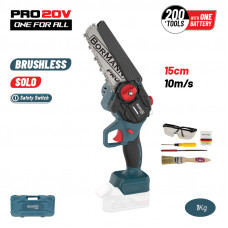 BORMANN Pro BBP3917C BORMANN Pro BBP3917C Κλαδευτικό Αλυσοπρίονο Μπαταρίας 20V,Brushless,Λάμα 15cm,1kg