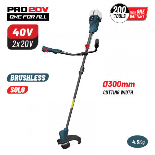 BORMANN Pro BBP4602 BORMANN Pro BBP4602 Θαμνοκοπτικό 40V Brushless Μπαταρίας,Li-Ion,SOLO BORMANN Pro BBP4602 BORMANN Pro BBP4602 Θαμνοκοπτικό 40V Brushless Μπαταρίας,Li-Ion,SOLO