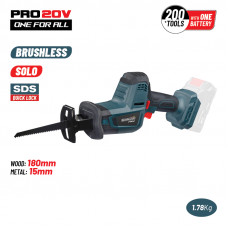 BORMANN Pro BBP5180 BORMANN Pro BBP5180 Σπαθόσεγα Brushless Μπαταρίας 20V,Σώμα Pro