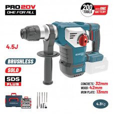 BORMANN Pro BBP5336CA BORMANN Pro BBP5336CA Πνευματικό Σκαπτικό Μπαταρίας SDS-PLUS Brushless 20V,4.5J,0-760rpm,SOLO