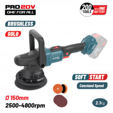BORMANN Pro BBP5345 BORMANN Pro BBP5345 Αλοιφαδόρος Ρυθμιζόμενος Brushless Μπαταρίας 20V,Li-Ion,150mm,2500-4800rpm,SOLO