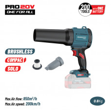 BORMANN Pro BBP5442 BORMANN Pro BBP5442 Φυσητήρας-Απορροφητήρας Φύλλων Compact,Brushless Μπαταρίας 20V, SOLO