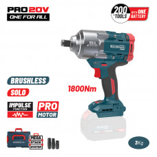 BORMANN Pro BBP5456CA BORMANN Pro BBP5456CA Μπουλονόκλειδο Compact, Brushless Μπαταρίας 20V,Li-Ion,1800Nm,0-1800rpm