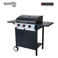 Ψησταριά Υγραερίου Bormann BBQ3000 3 Εστίων 10,8Kwatt με Μαντεμένια Σχάρα 