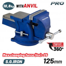 BORMANN Pro BBV3105 ΜΕΓΓΕΝΗ ΠΕΡΙΣΤΡΕΦΟΜΕΝΗ ΜΕ ΑΜΟΝΙ, 125mm