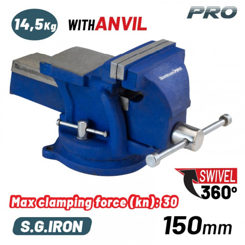 BORMANN Pro BBV3205 ΜΕΓΓΕΝΗ ΠΕΡΙΣΤΡΕΦΟΜΕΝΗ ΜΕ ΑΜΟΝΙ, 150mm BORMANN Pro BBV3205 ΜΕΓΓΕΝΗ ΠΕΡΙΣΤΡΕΦΟΜΕΝΗ ΜΕ ΑΜΟΝΙ, 150mm