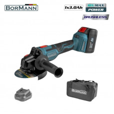 BORMANN Lite BCD2635 ΓΩΝΙΑΚΟΣ ΤΡΟΧΟΣ BRUSHLESS 20V,Li-Ion, Φ125mm
