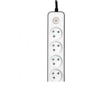 BORMANN BCR1011 BORMANN BCR1011 Πολύμπριζο 4 Θέσεων 3x1.5mm με Διακόπτη