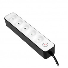 BORMANN BCR1012 BORMANN BCR1012 Πολύμπριζο 5 Θέσεων Σούκο 3x1.5mm με Διακόπτη