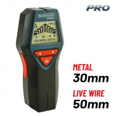 BORMANN Pro BDM5100 ΑΝΙΧΝΕΥΤΗΣ ΜΕΤΑΛΛΩΝ, ΚΑΛΩΔΙΩΝ, ΞΥΛΟΥ , ΨΗΦΙΑΚΟΣ