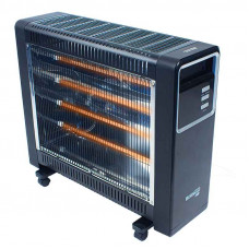 Bormann BEH7300 Θερμάστρα Χαλαζία Δαπέδου 4 Λάμπες TITANIUM 2.200Watt με Τηλεχειριστήριο