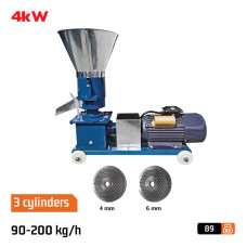 BORMANN Pro BFP1200 BORMANN Pro BFP1200 Μηχανή Πέλλετ Ζωοτροφών 4Kw, Μέγιστη Παραγωγή 200kg/h, Μονοφασική