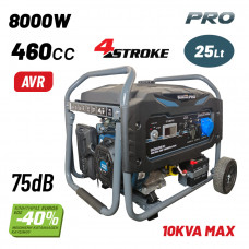 BORMANN Pro BGB8510 BORMANN Pro BGB8510 Γεννήτρια Βενζίνης 7700W,460cc,Μίζα & Μπαταρία AVR
