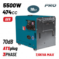 BORMANN Pro BGB9600 ΓΕΝΝΗΤΡΙΑ ΠΕΤΡΕΛΑΙΟΥ ΤΡΙΦΑΣΙΚΗ 8,0KVA