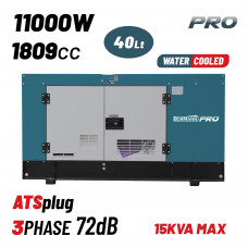 BORMANN Pro BGB9900 BORMANN Pro BGB9900 Γεννήτρια Πετρελαίου Υδρόψυκτη 11000W,1089cc,Κλειστού Τύπου,Τριφασική