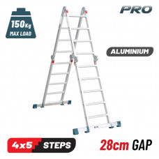 BORMANN Pro BHL5070 ΣΚΑΛΑ ΠΟΛΥΜΟΡΦΙΚΗ ΑΛΟΥΜΙΝΙΟΥ 4x5