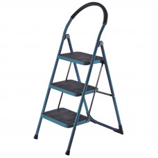 BORMANN Pro BHL6013 BORMANN Pro BHL6013 Σκαλοκάθισμα Μεταλλικό Heavy Duty,3 Σκαλιά,Αντιολισθητικά με Αφρώδη Λαβή
