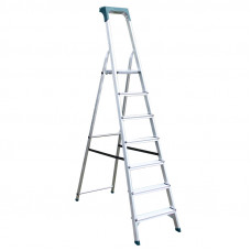 BORMANN Pro BHL9015 ΣΚΑΛΑ ΑΛΟΥΜΙΝΙΟΥ 6+1 ΣΚΑΛΙΑ