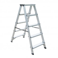 BORMANN Pro BHL9040 ΣΚΑΛΑ ΑΛΟΥΜΙΝΙΟΥ 2x5 ΣΚΑΛΙΑ, ΑΝΤΙΟΛΙΣΘΗΤΙΚΑ ΣΚΑΛΙΑ ΚΑΙ ΠΟΔΙΑ ΚΑΙ ΙΜΑΝΤΕΣ ΑΣΦΑΛΕΙΑΣ