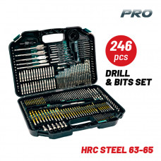 Bormann Pro BHT1390 Σετ Τρυπάνια, Μύτες, Ποτηροτρύπανα & Καρυδομύτες Τεμάχια 246 | 030218
