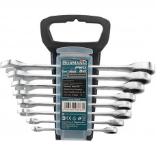 BORMANN Pro BHT1668 ΣΕΤ 8τμχ ΓΕΡΜΑΝΟΠΟΛΥΓΩΝΑ ΚΑΣΤΑΝΙΑΣ 8,10,12-15,17,19mm, CRV