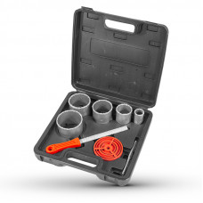 BORMANN Pro BHT4580 ΣΕΤ ΠΟΤΗΡΟΤΡΥΠΑΝΑ ΔΟΜΙΚΩΝ ΥΛΙΚΩΝ ΚΑΡΒΙΔΙΟΥ, 8τεμ, 33-83mm