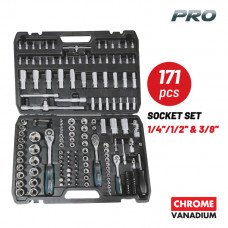 Bormann BHT5200 Σετ Κασετίνα με Καρυδάκια 1/2'', 1/4''  & 3/8'' Τεμάχια 182 | 024699
