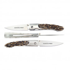 BORMANN Pro BHT7597 BORMANN Pro BHT7597 Σουγιάς Ανοξείδωτος με Λαβή-Εφέ Κέρατο Ελαφιού 180mm