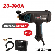 BORMANN BIW1110 ΦΟΡΗΤΟ ΠΙΣΤΟΛΙ ΗΛΕΚΤΡΟΣΥΓΚΟΛΛΗΣΗΣ INVERTER 140A 1,6-3,2mm, ΨΗΦ.ΟΘΟΝΗ