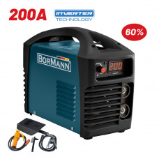 BORMANN Lite BIW2010 ΗΛΕΚΤΡΟΚΟΛΛΗΣΗ INVERTER 200A, ΑΠΟΔΟΣΗ 200Α/60%, ΨΗΦ.ΟΘΟΝΗΣ, ΜΕΓ.ΗΛΕΚΤΡΟΔΙΟ 4mm, ΠΕΡΙΛΑΜΒΑΝΕΙ ΚΑΛΩΔΙΑ