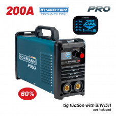 BORMANN Pro BIW2220 ΗΛΕΚΤΡΟΚΟΛΛΗΣΗ INVERTER ΑΠΟΔΟΣΗ 200Α/60%, ΨΗΦ.ΟΘΟΝΗΣ, ΜΕΓ.ΗΛΕΚΤΡΟΔΙΟ 4mm, ΠΕΡΙΛΑΜΒΑΝΕΙ ΕΞΑΡΤΗΜΑΤΑ
