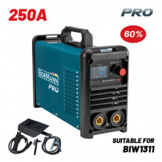 BORMANN Pro BIW2250 ΗΛΕΚΤΡΟΚΟΛΛΗΣΗ INVERTER ΑΠΟΔΟΣΗ 250Α/60%, ΨΗΦ.ΟΘΟΝΗΣ, ΜΕΓ.ΗΛΕΚΤΡΟΔΙΟ 5mm, ΠΕΡΙΛΑΜΒΑΝΕΙ ΕΞΑΡΤΗΜΑΤΑ