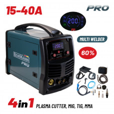 BORMANN Pro BIW4050 BORMANN Pro BIW4050 Ηλεκτροκόλληση Inverter Απόδοση 250Α/60%, Ψηφ.Οθόνης, Μεγ.Ηλεκτρόδιο 5mm