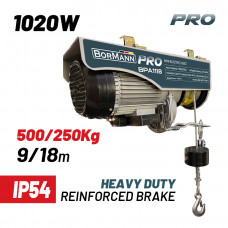 BORMANN Pro BPA5118 ΗΛΕΚΤΡΙΚΟ ΠΑΛΑΓΚΟ 500kg, 18m