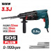 BORMANN BPH3015 BORMANN BPH3015 Σκαπτικό Περιστροφικό Πιστολέτο SDS-PLUS 1000W,3.3J,0-1100rpm & Βαλίτσα BORMANN BPH3015 BORMANN BPH3015 Σκαπτικό Περιστροφικό Πιστολέτο SDS-PLUS 1000W,3.3J,0-1100rpm & Βαλίτσα