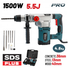 BORMANN Pro BPH4400 ΣΚΑΠΤΙΚΟ ΠΕΡΙΣΤΡΟΦΙΚΟ ΠΙΣΤΟΛΕΤΟ SDS-PLUS 1500W