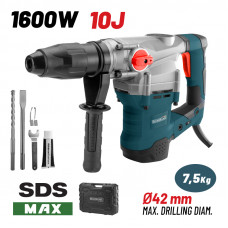 Bormann Pro BPH7500 Κατεδαφιστικό Πιστολέτο Ηλεκτρικό SDS-Max 1.600Watt | 023180